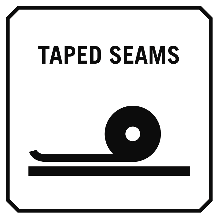 Taped seams