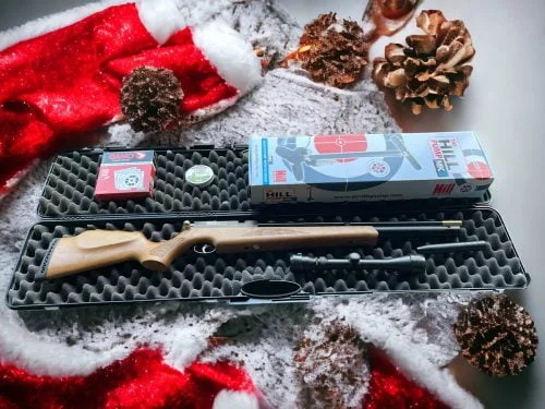 Artemis M11 .177 PCP air rifle Xmas package